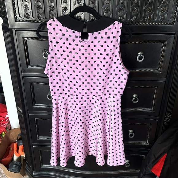 Forever 21 Hello Kitty ChocoCat Pink Dress Size L - Picture 6 of 6